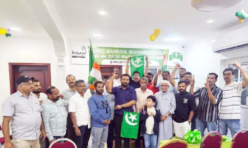 യു.​ഡി.​എ​ഫി​ന്‍റെ ഐ​തി​ഹാ​സി​ക വി​ജ​യം മു​ഹ​റ​ഖി​ൽ ആ​ഘോ​ഷി​ച്ചു