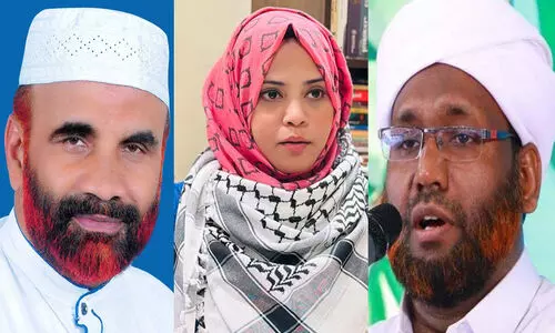 നാസർ ഫൈസി മത നേതാവാണ്, നിർവഹിച്ചത് പണ്ഡിത ധർമം, റഹ്മത്തുള്ള സഖാഫിയുടെ വിമർശനം സി.പി.എമ്മിന്റെ ചുവട് പിടിച്ച് -ഫാത്തിമ തഹ്ലിയ നാസർ ഫൈസി മത നേതാവാണ്, നിർവഹിച്ചത് പണ്ഡിത ധർമം, റഹ്മത്തുള്ള സഖാഫിയുടെ വിമർശനം സി.പി.എമ്മിന്റെ ചുവട് പിടിച്ച് -ഫാത്തിമ തഹ്ലിയ