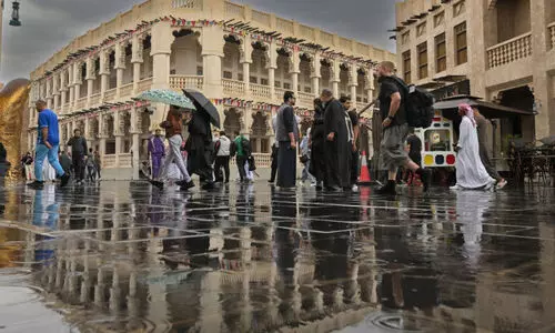 ഖ​ത്ത​റി​ൽ മ​ഴ തു​ട​രു​ന്നു; വെ​ള്ളി​യാ​ഴ്ച വ​രെ ജാ​ഗ്ര​ത നി​ർ​ദേ​ശം
