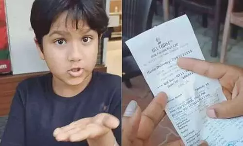 NRI Kid Left In Disbelief After Seeing Chennai Restaurant Bill NRI Kid Left In Disbelief After Seeing Chennai Restaurant Bill
