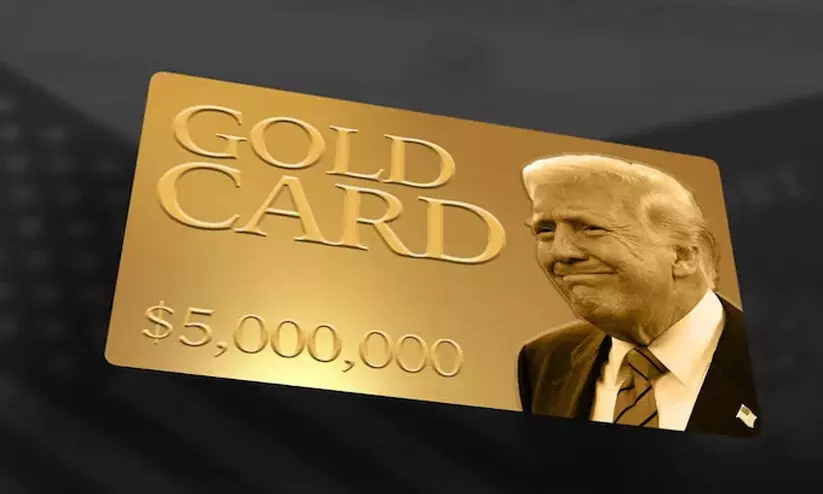 ട്രംപിന്റെ പദ്ധതി പാളി; ഒരു അപേക്ഷ പോലും ലഭിക്കാതെ ഗോൾഡ് കാർഡ് വിസ ട്രംപിന്റെ പദ്ധതി പാളി; ഒരു അപേക്ഷ പോലും ലഭിക്കാതെ ഗോൾഡ് കാർഡ് വിസ