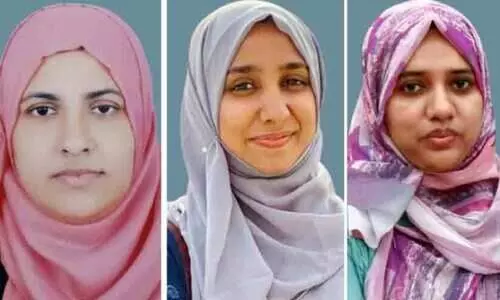 ഐ.​എം.​ഐ സ​ലാ​ല വ​നി​ത വി​ഭാ​ഗം; ഫ​സ്‌​ന അ​ന​സ്‌ പ്ര​സി., മ​ദീ​ഹ സെ​ക്ര.