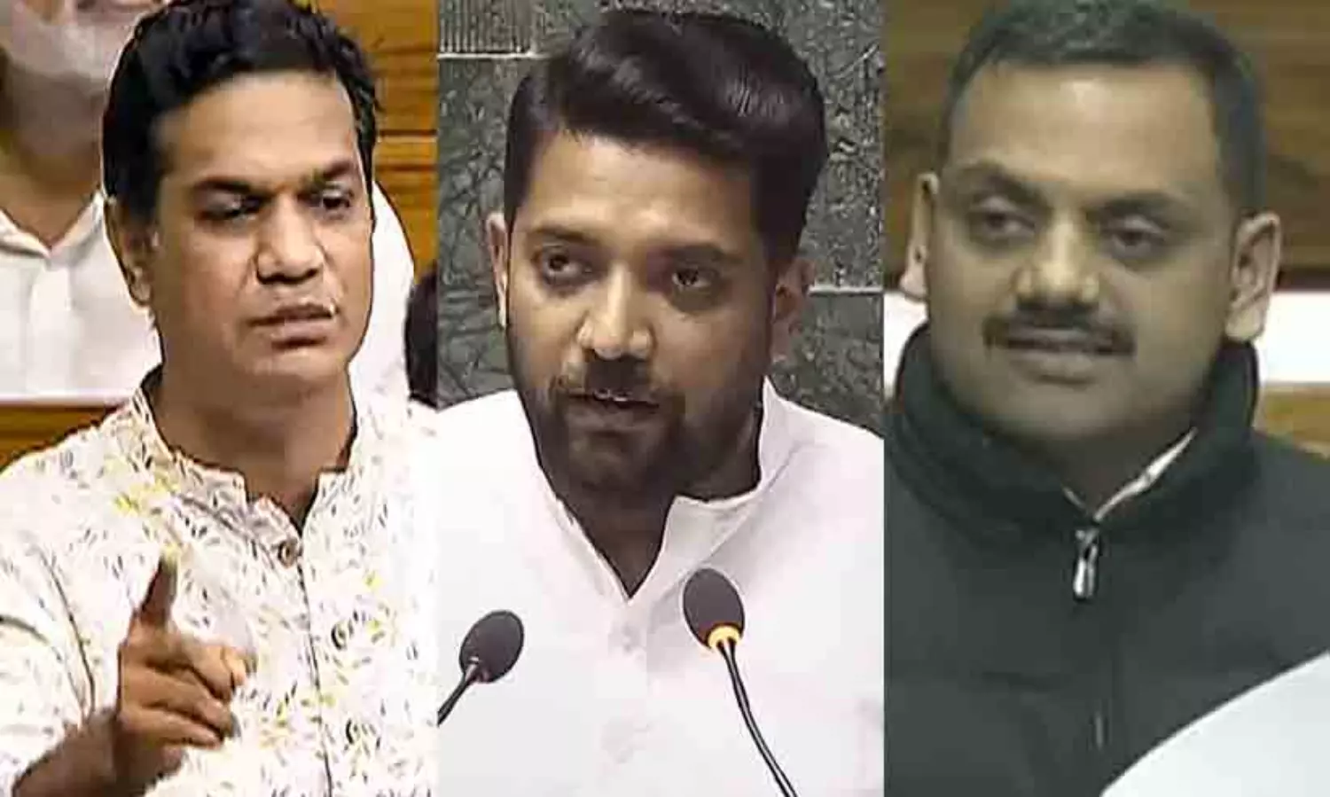 ലോക്സഭയിൽ സ്പീക്കറുടെ പോഡിയത്തിന് മുന്നിലെ മേശക്ക് മുകളിൽ കയറി; ഷാഫിക്കും ഡീനിനും ഹൈബിക്കുമെതിരെ നടപടി