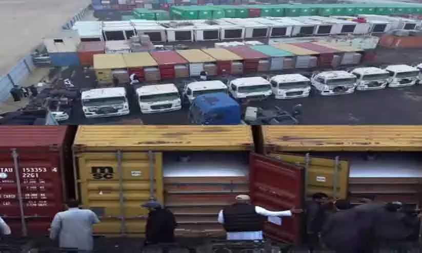 ഇന്ധനകടത്ത്: 10 ടാങ്കർ ട്രക്കുകൾ കൂടി കണ്ടെത്തി ഇന്ധനകടത്ത്: 10 ടാങ്കർ ട്രക്കുകൾ കൂടി കണ്ടെത്തി