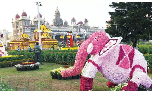 മൈസൂർ കൊട്ടാരത്തിൽ 10 ദിവസത്തെ പുഷ്പമേള