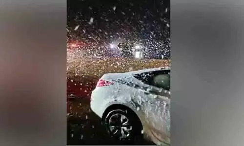 സൗദിയിൽ​ വ്യാ​പ​ക​ മ​ഴ​യും മ​ഞ്ഞു​വീ​ഴ്​​ച​യും