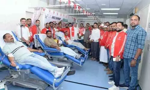 ബ​ഹ്‌​റൈ​ൻ ദേ​ശീ​യ ദി​നാ​ഘോ​ഷം; ച​രി​ത്ര​മാ​യി കെ.​എം.​സി.​സി മെ​ഗാ ര​ക്ത​ദാ​ന ക്യാ​മ്പ്