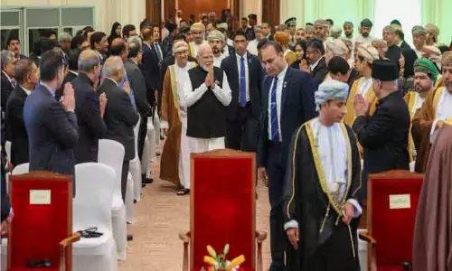 ഇ​ന്ത്യ-​ഒ​മാ​ൻ സ​മ​ഗ്ര സാ​മ്പ​ത്തി​ക പ​ങ്കാ​ളി​ത്ത ക​രാ​ർ; 21ാം നൂ​റ്റാ​ണ്ടി​ന്റെ ബ്ലൂ​പ്രി​ന്റ് -മോ​ദി