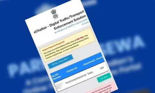 ട്രാഫിക് പൊലീസിന്റെ പേരിൽ വ്യാജ ചെലാൻ സൃഷ്ടിച്ച് തട്ടിപ്പ്; വാഹന ഉടമകൾക്ക് മുന്നറിയിപ്പ്