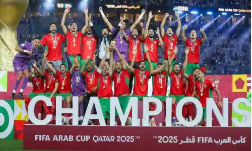 ഫി​ഫ അ​റ​ബ് ക​പ്പ്; മൊ​റോ​ക്കോ​ക്കും ഖ​ത്ത​റി​നും ഒ​മാ​ൻ സു​ൽ​ത്താ​ന്റെ പ്ര​ശം​സ