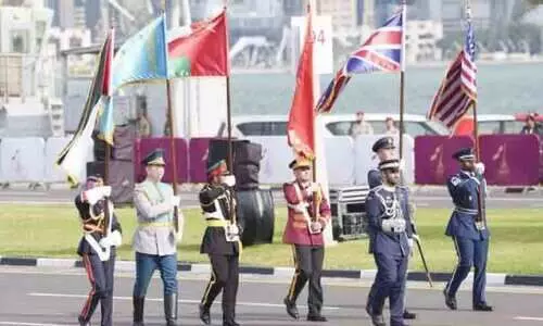 ഖ​ത്ത​ർ ദേ​ശീ​യ ദി​നാ​ഘോ​ഷ​ത്തി​ൽ പ​​ങ്കെ​ടു​ത്ത് ഒ​മാ​നും