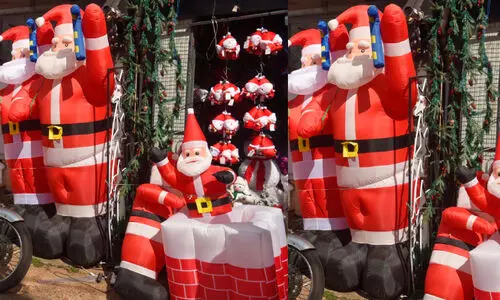 ആ​വേ​ശം നി​റ​ച്ച് സാ​ന്റ​മാ​ർ