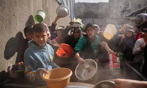ഗസ്സയിൽ ക്ഷാമം കുറഞ്ഞെങ്കിലും പട്ടിണിയുടെ തോത് ഗുരുതരമായി തുടരുന്നുവെന്ന് യു.എൻ