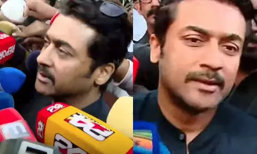 ഞാൻ അദ്ദേഹത്തിന്‍റെ ആരാധകൻ, നേരിട്ട് വന്ന് കാണണമെന്ന് തോന്നി; ശ്രീനിവാസന് അന്ത്യാഞ്ജലി അർപ്പിക്കാനെത്തി സൂര്യ