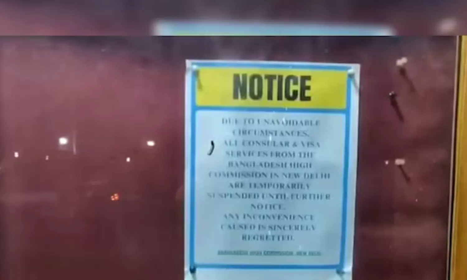 ബംഗ്ലാദേശ് ഇന്ത്യക്കാർക്കുള്ള വിസ സേവനം നിർത്തി