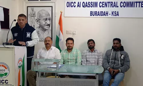 തൊ​ഴി​ലു​റ​പ്പ്​ പ​ദ്ധ​തി; അ​ൽ ഖ​സീം ഒ.​ഐ.​സി.​സി പ്ര​തി​ഷേ​ധി​ച്ചു