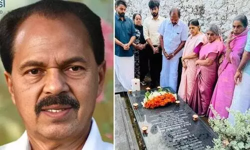 ‘പി.ടി പോയ ദിവസമാണിത്, പൊള്ളിക്കുന്ന തണുപ്പാണിതെനിക്ക്...’ -പ്രിയപ്പെട്ടവന്റെ കല്ലറക്ക് മുന്നിൽ ഉമ തോമസ്