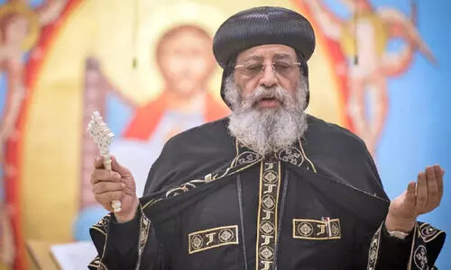 അ​മീ​റി​ന് ആ​ശം​സ നേ​ർ​ന്ന് പ​രി​ശു​ദ്ധ ത​വാ​ദ്രോ​സ് ര​ണ്ടാ​മ​ൻ