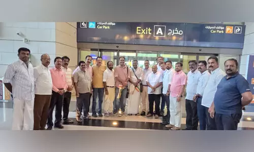 എം. ​വി​ൻ​സെ​ന്റ് എം.​എ​ൽ.​എ​ക്കും അ​ബി​ൻ വ​ർ​ക്കി​ക്കും സ്വീ​ക​ര​ണം