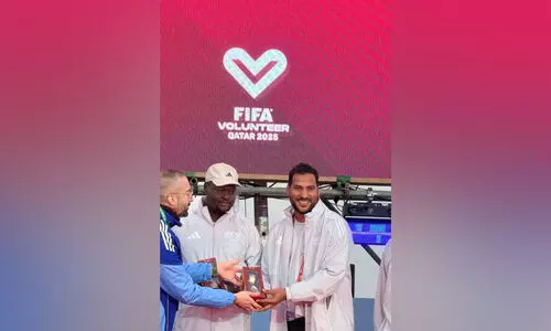 മി​ക​ച്ച സേ​വ​ന​ത്തി​നു​ള്ള ഫി​ഫ വ​ള​ന്റി​യ​ർ അ​വാ​ർ​ഡി​ൽ മ​ല​യാ​ളി തി​ള​ക്കം