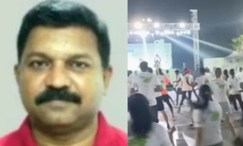 21 കിലോമീറ്റർ മാരത്തോണിനിടെ ബാങ്ക് ഉദ്യോഗസ്ഥൻ കുഴഞ്ഞുവീണ് മരിച്ചു