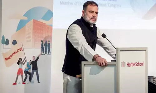 ഇന്ത്യയിലെ തെരഞ്ഞെടുപ്പ് സംവിധാനത്തിൽ വൻ പിഴവ്; ബർലിനിൽ ആരോപണമുയർത്തി രാഹുൽ ഗാന്ധി