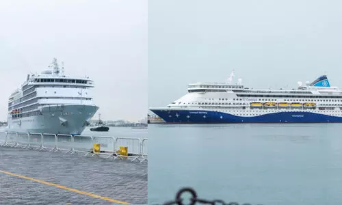 കന്നിസന്ദർശനവുമായി രണ്ട് ക്രൂസ് കപ്പലുകൾ