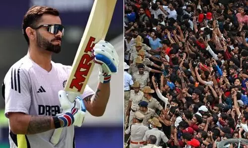 ‘കോഹ്‌ലി വന്നാൽ ആളുകൂടും, സുരക്ഷ വെല്ലുവിളിയാകും’: ചിന്നസ്വാമി സ്റ്റേഡിയത്തിൽ മത്സരത്തിന് അനുമതി നിഷേധിച്ച് പൊലീസ്