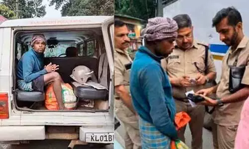 ഭാര്യയും കുഞ്ഞുമുണ്ട് ഇവിടെ എവിടെയോ..!, അവരെ കാണണം, കൈയിലുള്ള ചാക്കിൽ കുഞ്ഞിനുള്ള ഉടുപ്പാണ്, ഭാര്യക്കുള്ള ചുരിദാറും, കള്ളനെന്ന് പറഞ്ഞ് എല്ലാവരും മാറ്റിനിർത്തി; സ്നേഹത്തിന്റെ കഥപറഞ്ഞ് ഇടുക്കി പൊലീസ്