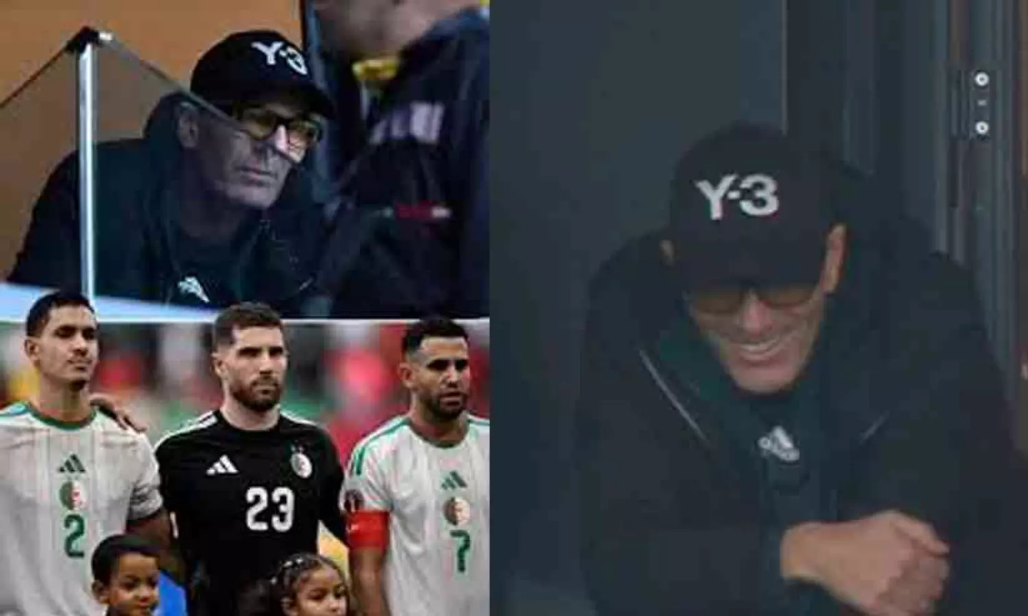 അൽജീരിയൻ കുപ്പായത്തിൽ മകൻ കളത്തിൽ, ഗ്യാലറിയിൽ ഇരുന്ന് കൈയടിച്ച് ഫ്രഞ്ച് ഇതിഹാസം, പിതാവിന്റെ മുന്നിൽ ഹീറോയായി ലൂക്കാ