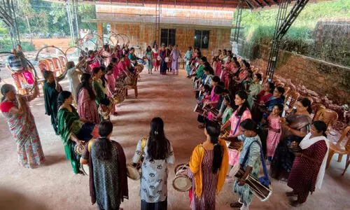 സോപാനത്തിൽ 64 അംഗ വനിത പഞ്ചവാദ്യ സംഘത്തിന്റെ പരിശീലനത്തിന് തുടക്കം