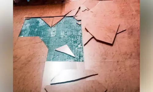 ഇ.എൻ.ടി വാർഡിലെ ടൈൽ പൊട്ടിത്തെറി: പരിശോധന നടത്തി