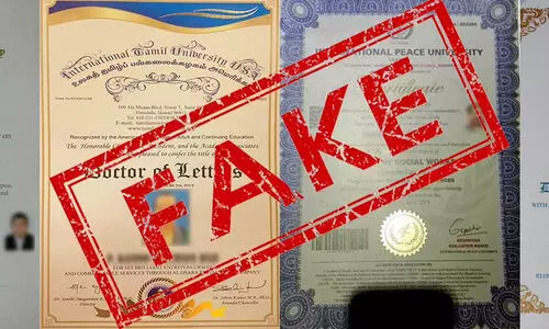 വ്യാജ ബിരുദ സർട്ടിഫിക്കറ്റുകൾ പരിശോധിക്കാൻ പ്രത്യേക സമിതി