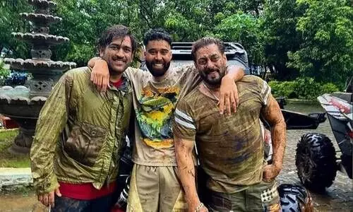 സൽമാൻ ഖാന്‍റെ ഫാം ഹൗസിൽ ധോണിയും ധില്ലനും;  വൈറൽ ചിത്രം ആഘോഷമാക്കി ആരാധകർ