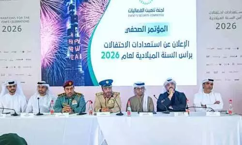 പു​തു​വ​ത്സ​രാ​ഘോ​ഷം;  സു​ര​ക്ഷ​ക്കാ​യി വി​പു​ല​മാ​യ ഒ​രു​ക്കം