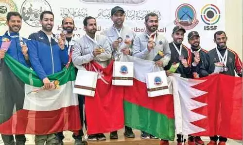 അ​റ​ബ് പി​സ്റ്റ​ൾ, റൈ​ഫി​ൾ ഷൂ​ട്ടി​ങ് ചാ​മ്പ്യ​ൻ​ഷി​പ്: കു​വൈ​ത്തി​ന് ഒ​മ്പ​ത് മെ​ഡ​ലു​ക​ൾ