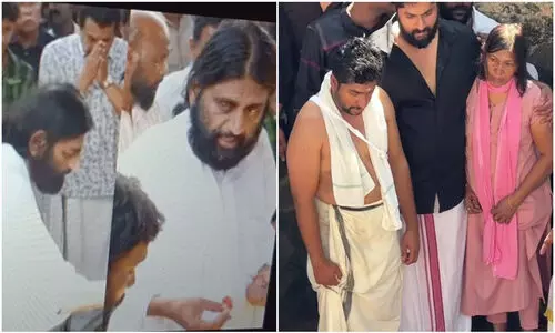 ആൾദൈവങ്ങളെ വെറുത്ത ശ്രീനിവാസന്‍റെ മരണാനന്തര ചടങ്ങിൽ വിളിക്കാതെയെത്തി കാർമികത്വം ഏറ്റെടുത്ത് സുനിൽ സ്വാമി