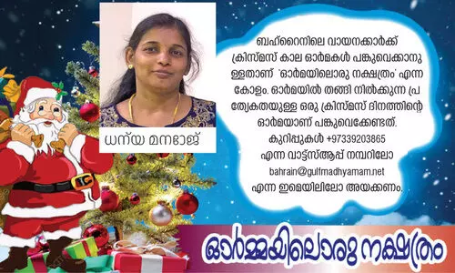 മ​ഞ്ഞ് പു​ത​ച്ച ഓർമകളിലെ ‘ക്രി​സ്മ​സ് കാലം’..!