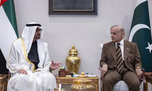 യു.എ.ഇ പ്രസിഡന്‍റ്​ പാകിസ്താനിൽ