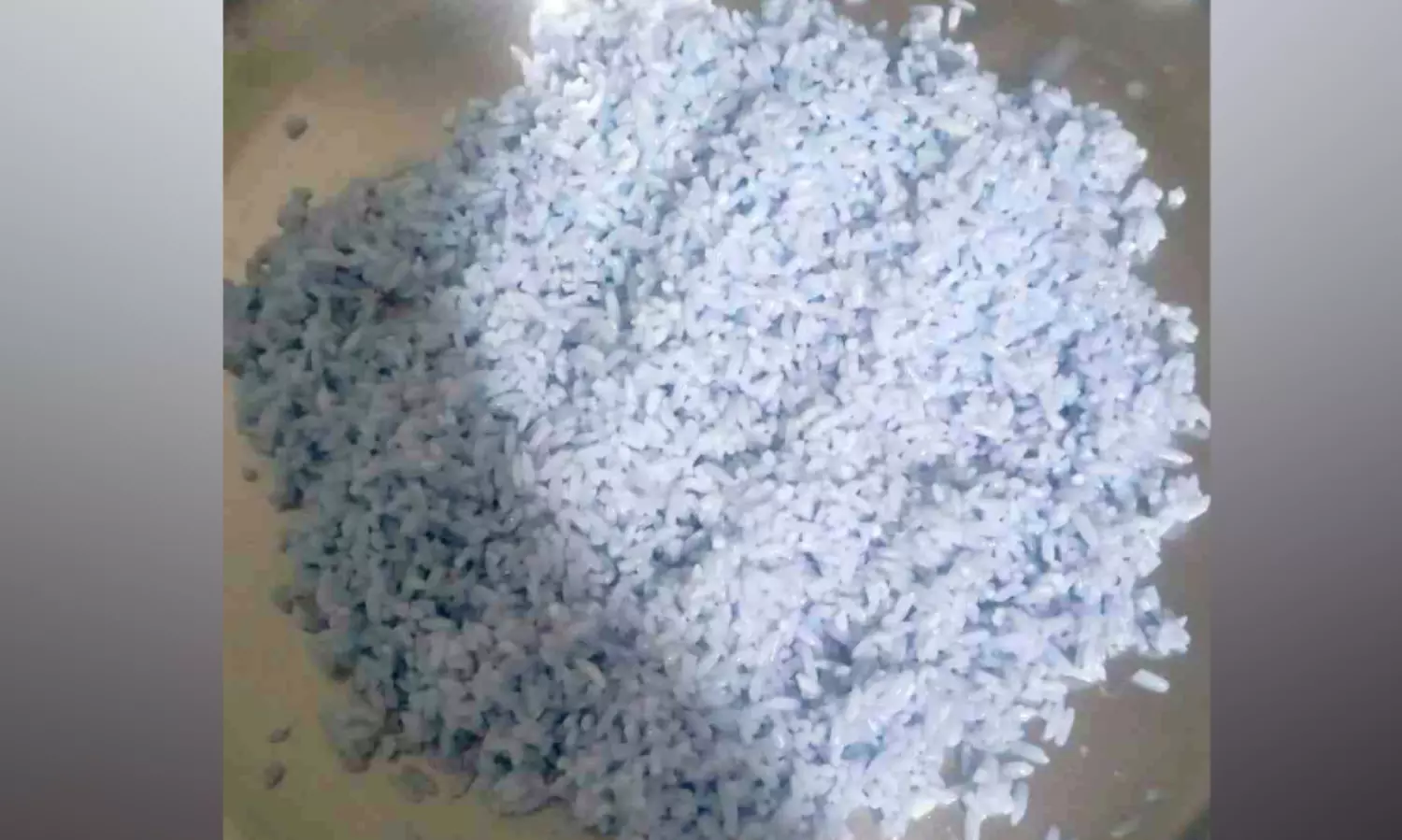 റേഷൻ പച്ചരിക്ക് നീല നിറം