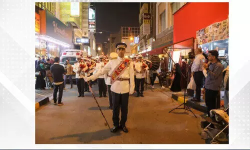 ദേ​ശീ​യ ദി​നാ​ഘോ​ഷ​ം; പൊ​ലീ​സ്​ പ​രേ​ഡ്​ സം​ഘ​ടി​പ്പി​ച്ചു