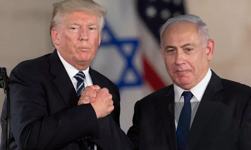 ‘ഹമാസിനെ നിരായുധീകരിക്കുകയോ തുടച്ചുനീക്കുകയോ ചെയ്യും, ഇറാൻ ഭീഷണിയില്ലാതാക്കും’; ഫ്ലോറിഡയിൽ കൂടിക്കാഴ്ച നടത്തി ട്രംപും നെതന്യാഹുവും ‘ഹമാസിനെ നിരായുധീകരിക്കുകയോ തുടച്ചുനീക്കുകയോ ചെയ്യും, ഇറാൻ ഭീഷണിയില്ലാതാക്കും’; ഫ്ലോറിഡയിൽ കൂടിക്കാഴ്ച നടത്തി ട്രംപും നെതന്യാഹുവും