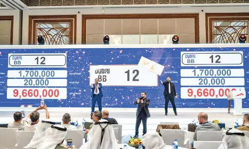 നമ്പര്‍ പ്ലേറ്റ് ലേലം; 267 കോടി രൂപ നേടി ദുബൈ ആര്‍.ടി.എ