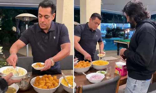 റിതേഷ് ദേശ്മുഖിനായി ഭേൽ പൂരി തയാറാക്കി സൽമാൻ ഖാൻ; പിറന്നാൾ ആഘോഷത്തിൽ നിന്നുള്ള വിഡിയോ പങ്കുവെച്ച് ജെനീലിയ