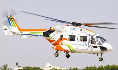 Dhruv helicopter