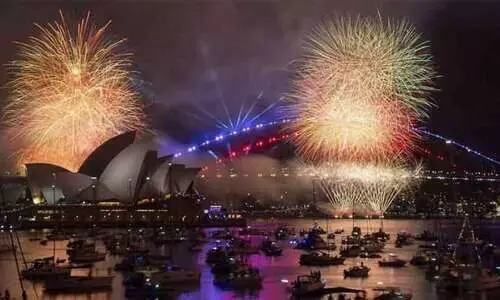 പുതുവർഷത്തെ വരവേറ്റ് കിരിബാതി