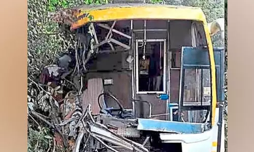 ഹു​ളി​ക്ക​ൽ ചു​ര​ത്തി​ൽ ബ​സ് ഇ​ടി​ച്ച് കു​ട്ടി മ​രി​ച്ചു