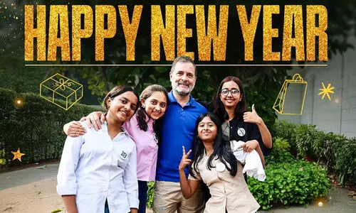 ‘പുതുവർഷം ഏവർക്കും സന്തോഷവും വിജയവും നൽകട്ടെ’; ആശംസകൾ നേർന്ന് രാഹുലും പ്രിയങ്കയും