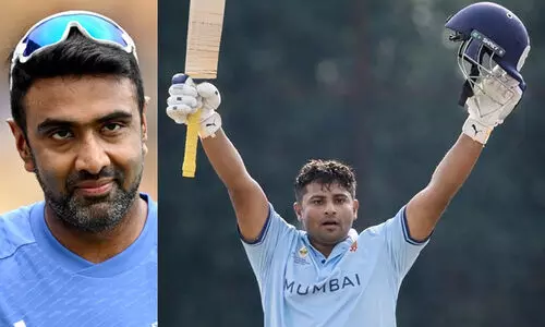 R Ashwin and Sarfaraz Khan