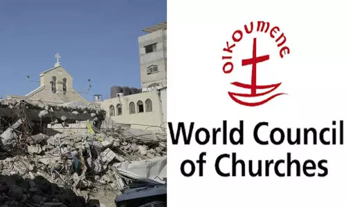 ഗസ്സക്കെതിരായ ആക്രമണം; ഇസ്രായേലിനെതിരെ ആയുധ ഉപരോധം ഏർപ്പെടുത്തണമെന്ന് വേൾഡ് കൗൺസിൽ ഓഫ് ചർച്ചസ്